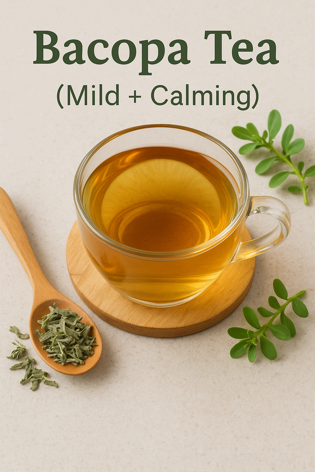 Bacopa Tea (Mild + Calming)