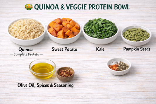 🥗 QUINOA & VEGGIE PROTEIN BOWL