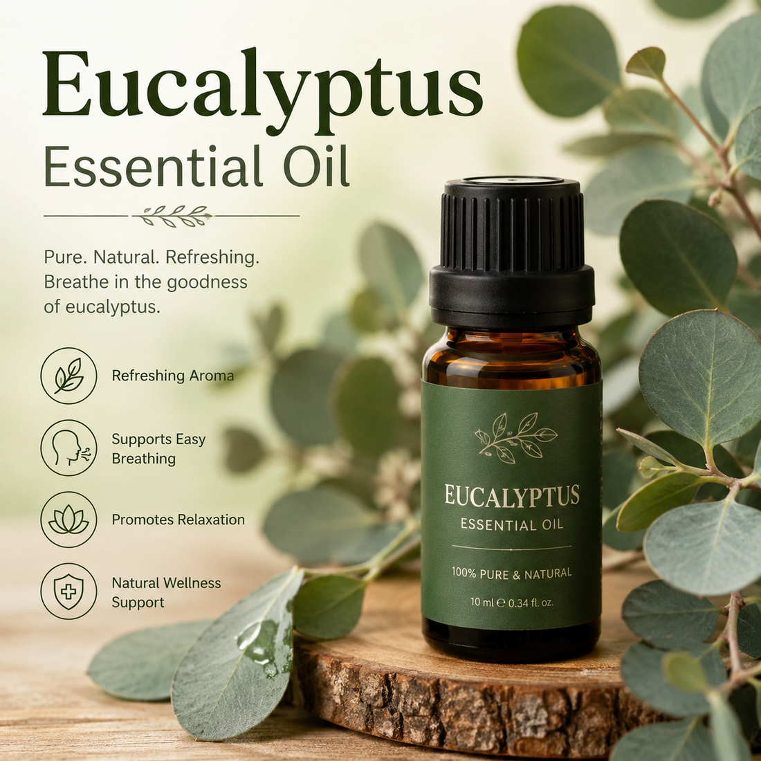 Eucalyptus Essential Oil Benefits, Uses, Safety & Wellness Guide