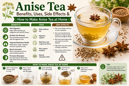 Anise Tea Benefits, Uses, Side Effects & How to Make Anise Tea at Home