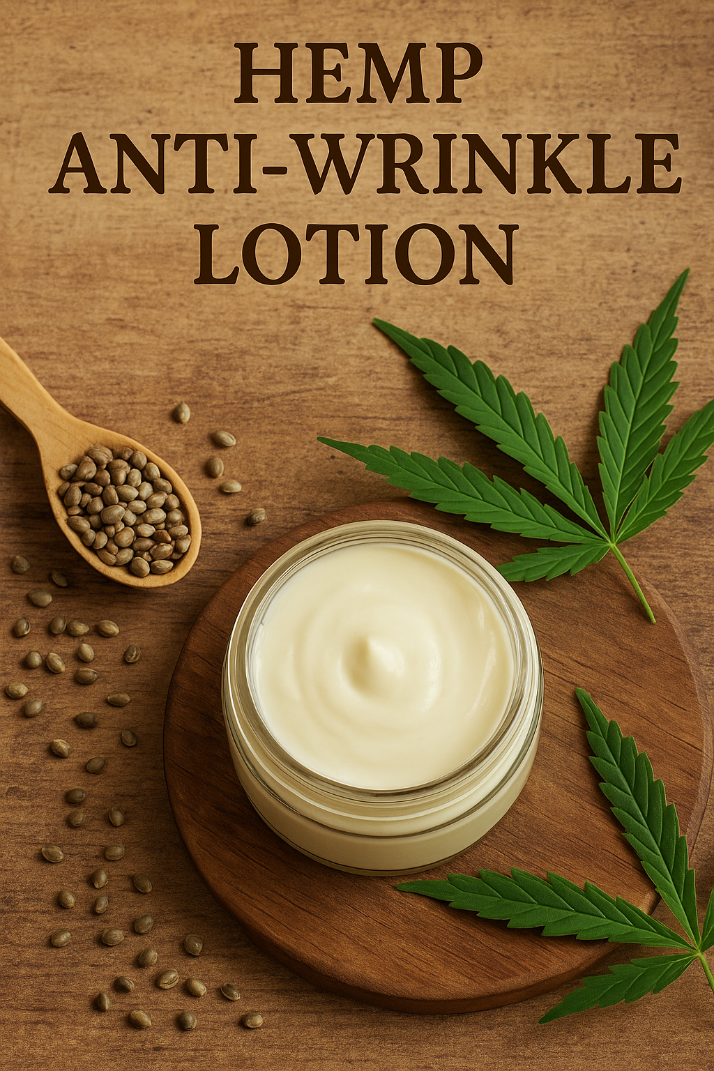 🌿 Hemp Glow Anti-Wrinkle Lotion