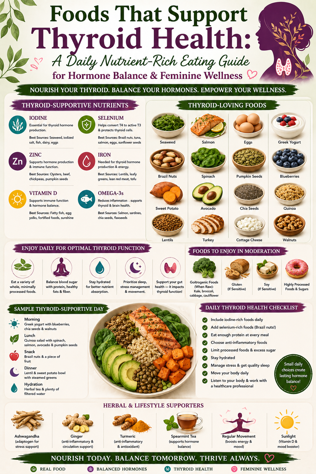 Foods That Support Thyroid Health: Daily Eating Guide