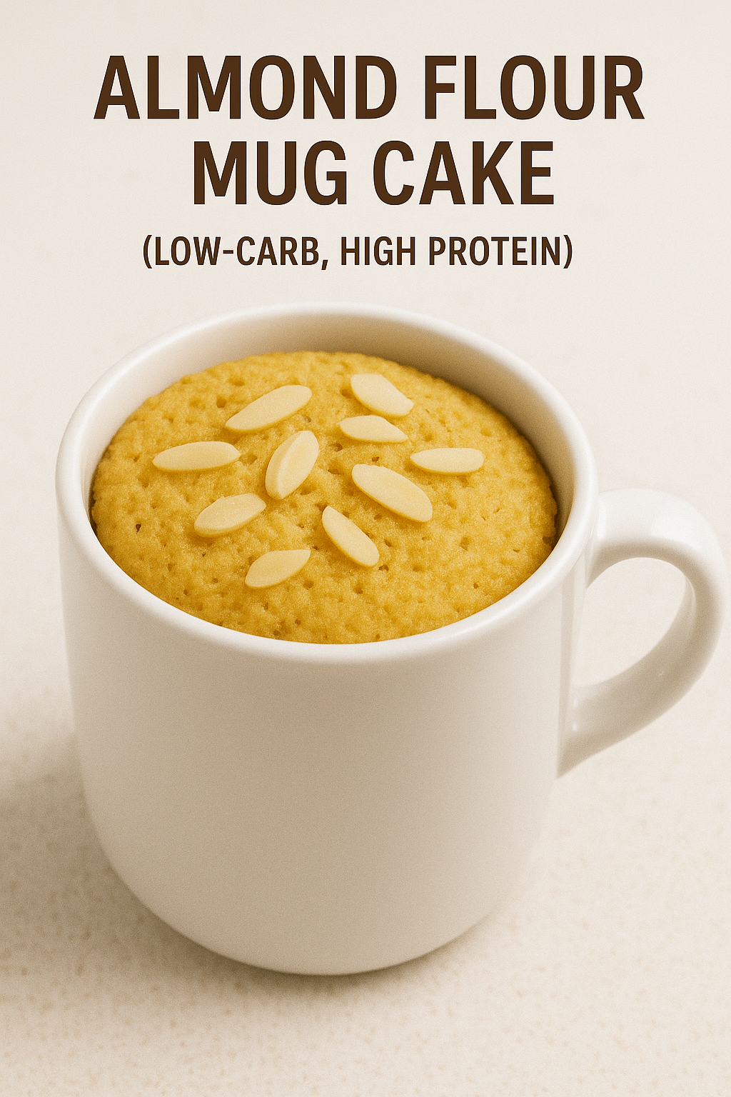 Almond Flour Mug Cake (Low-Carb, High Protein)