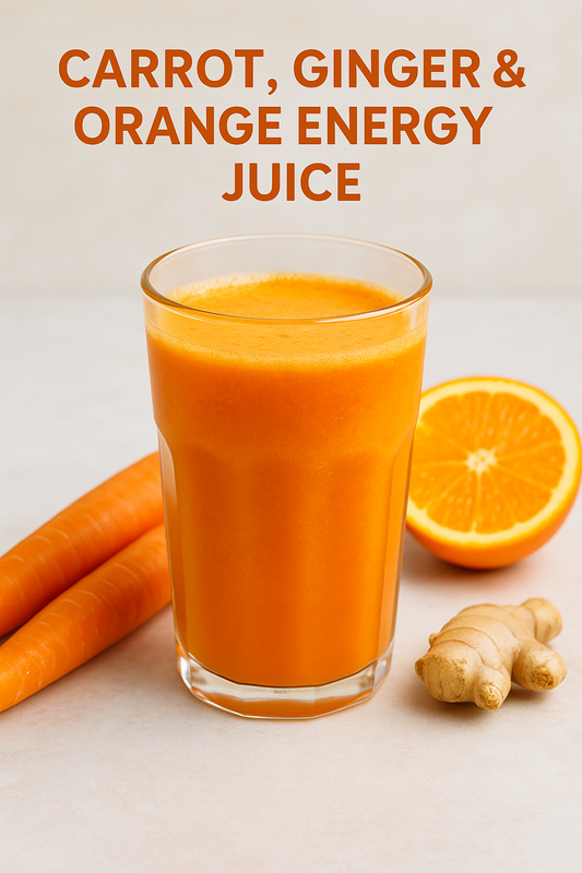 🥕 Carrot, Ginger & Orange Energy Juice