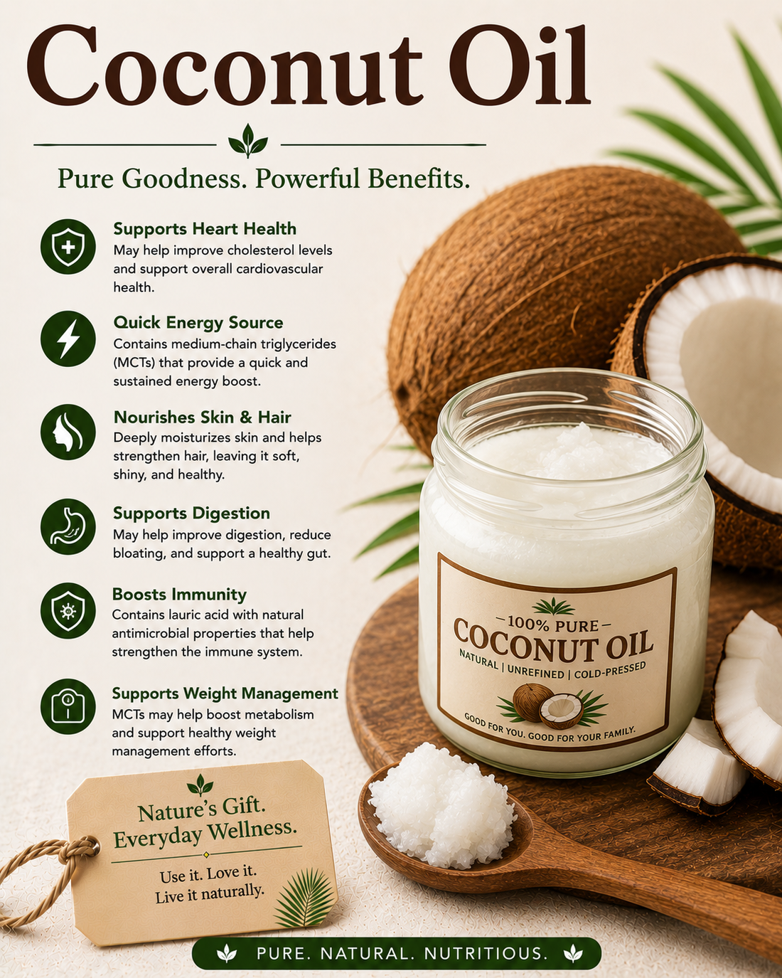 Coconut oil natural remedy benefits uses side effects and wellness guide