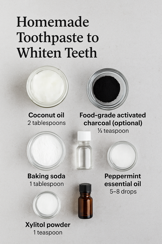 Homemade Toothpaste to Whiten Teeth