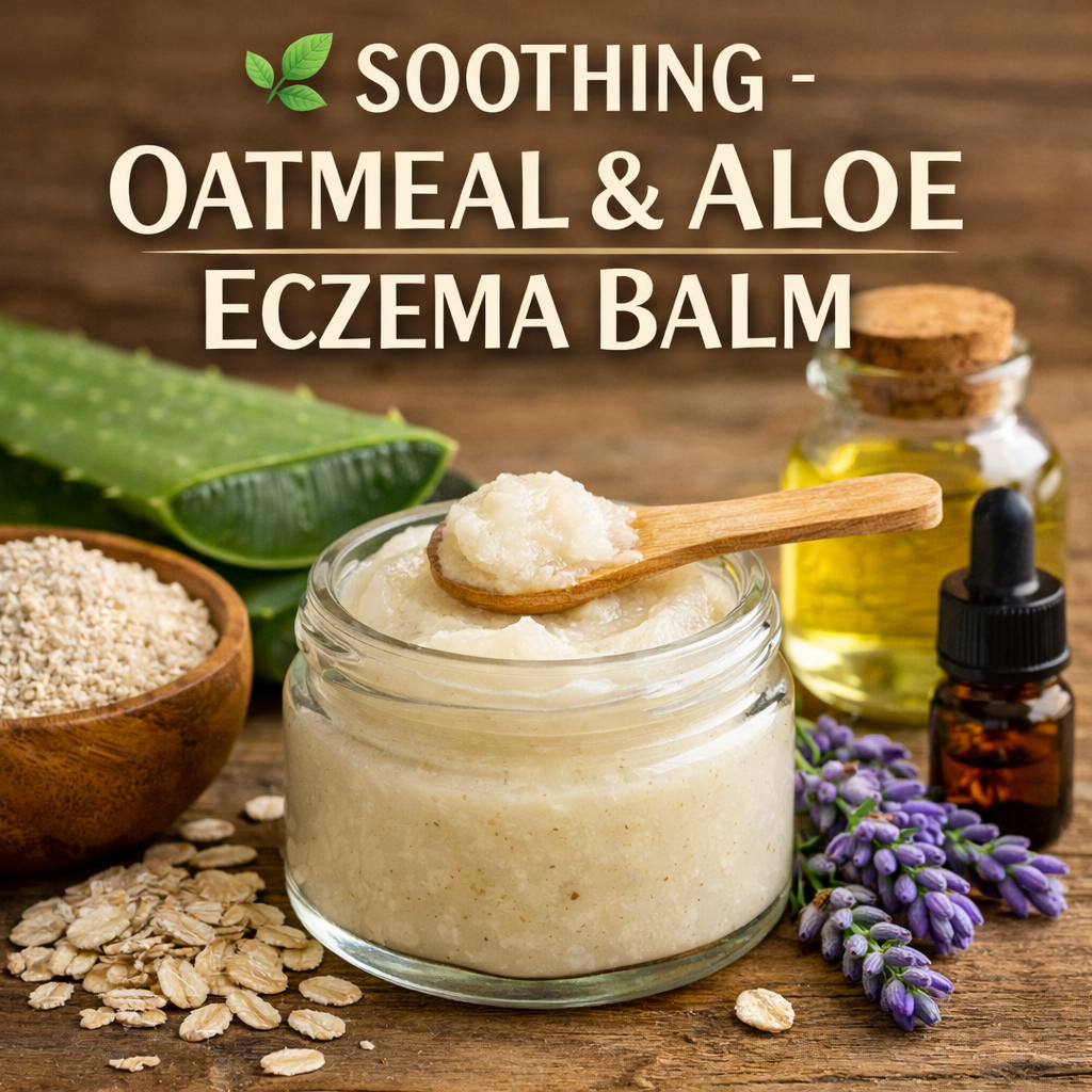 🌿 SOOTHING OATMEAL & ALOE ECZEMA BALM