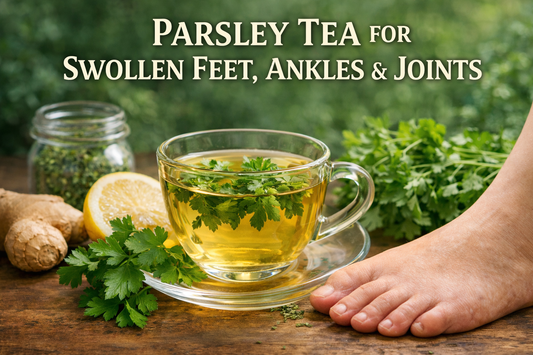 PARSLEY TEA FOR SWOLLEN FEET, ANKLES & JOINTS