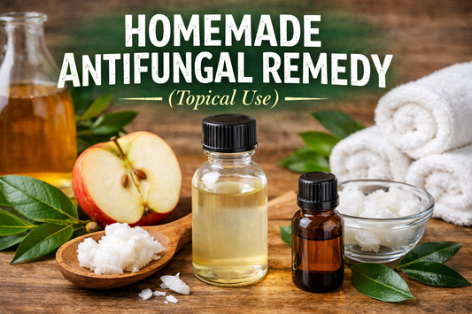 🌿 HOMEMADE ANTIFUNGAL REMEDY (Topical Use)