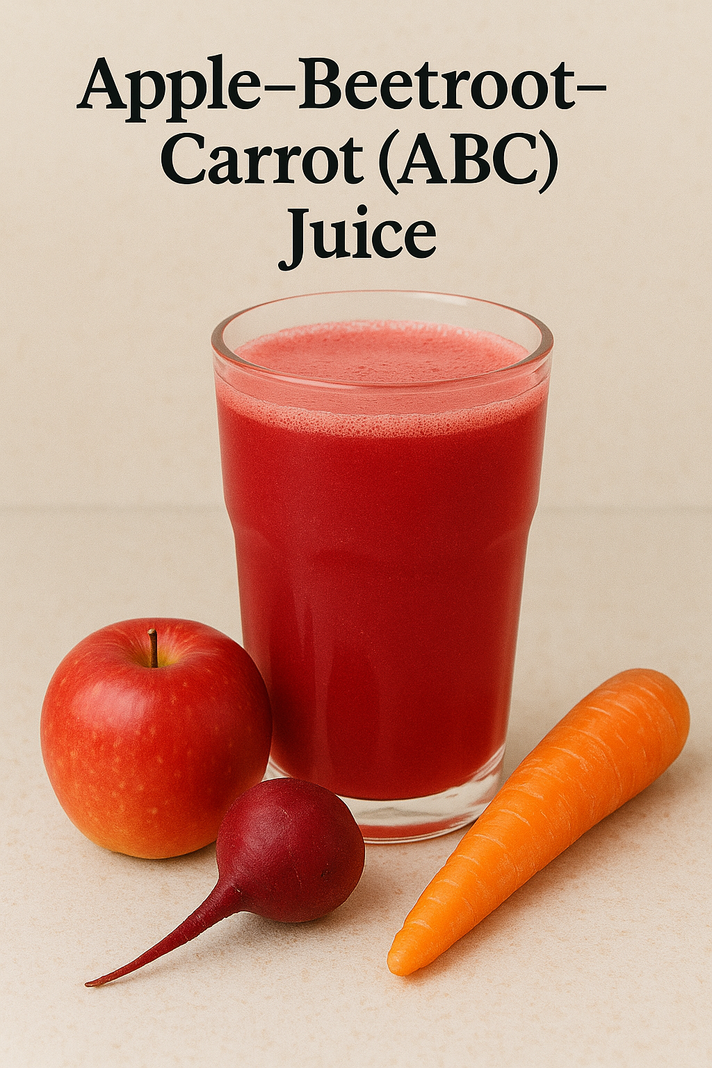 Apple–Beetroot–Carrot (ABC) Juice
