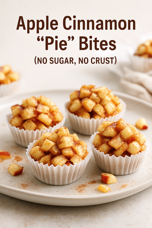 Apple Cinnamon “Pie” Bites (No Sugar, No Crust)