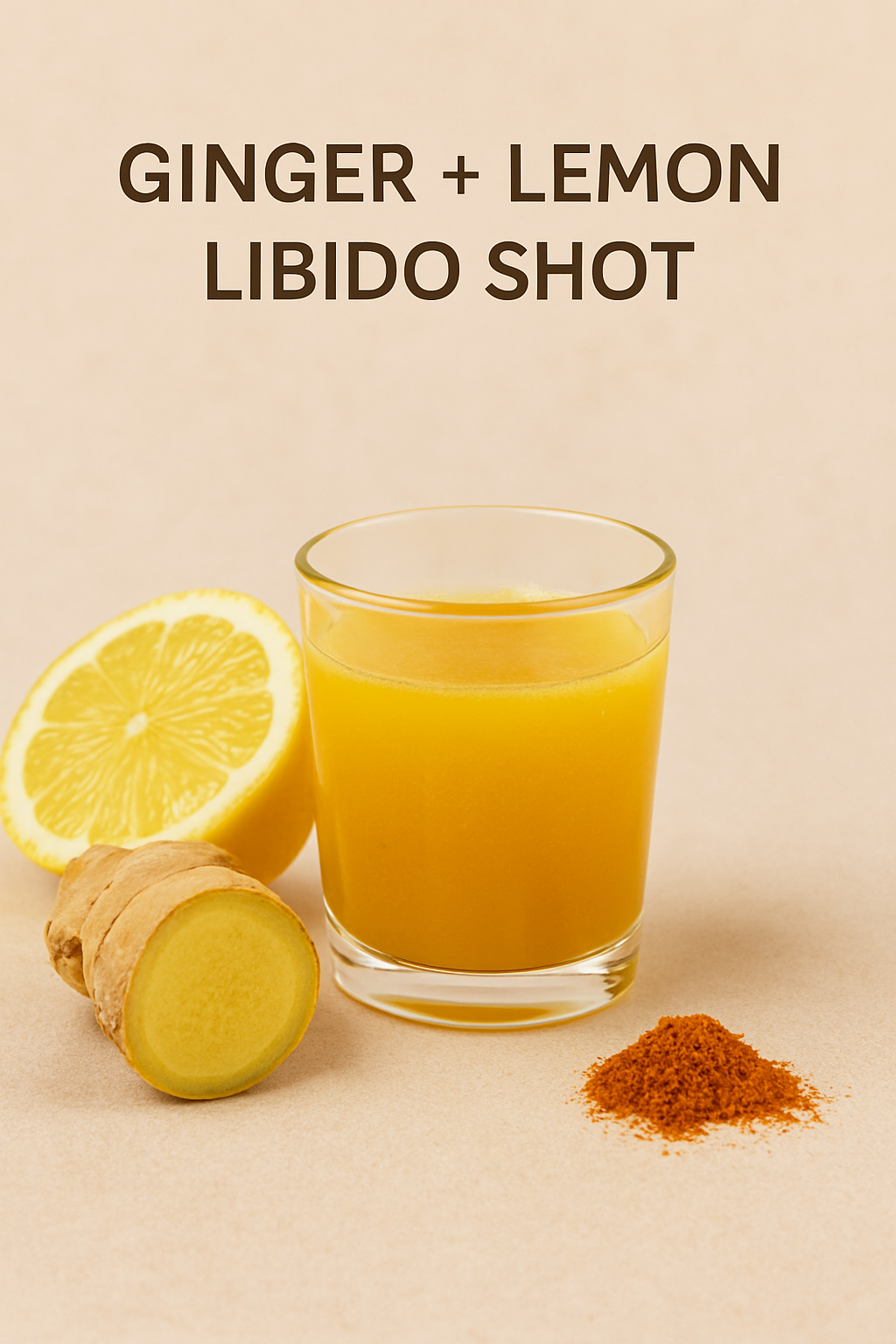 Ginger + Lemon Libido Shot