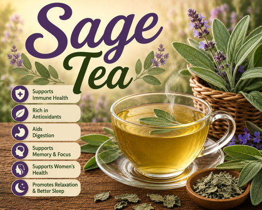Sage Tea Benefits, Uses, Side Effects & How to Make Sage Tea at Home