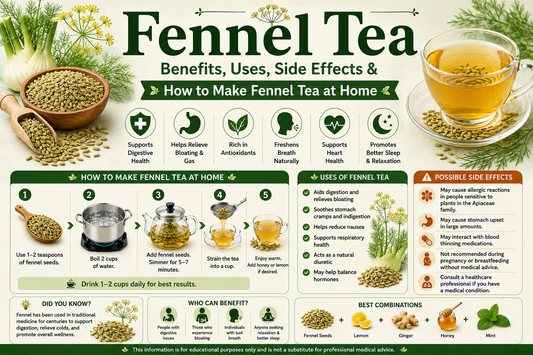 Fennel Tea Benefits, Uses, Side Effects & How to Make Fennel Tea at Home