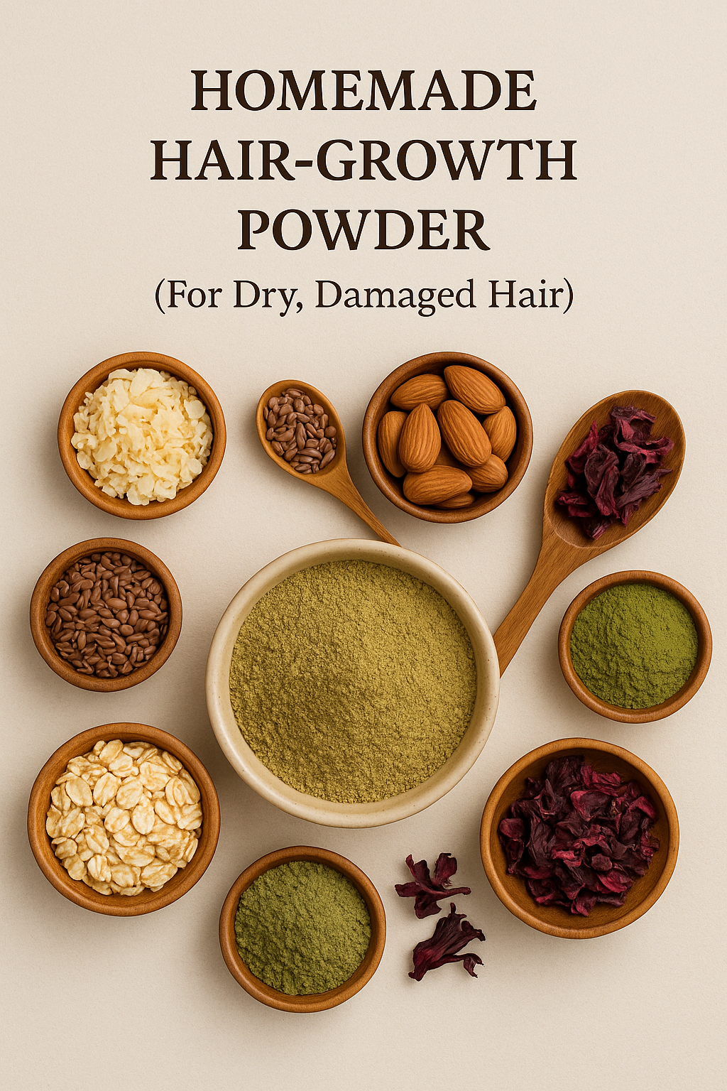 Homemade Hair-Growth Powder (For Dry, Damaged Hair)