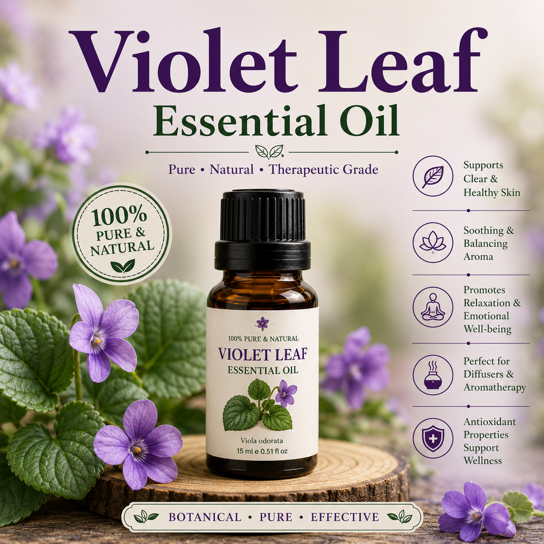 Violet Leaf essential oil