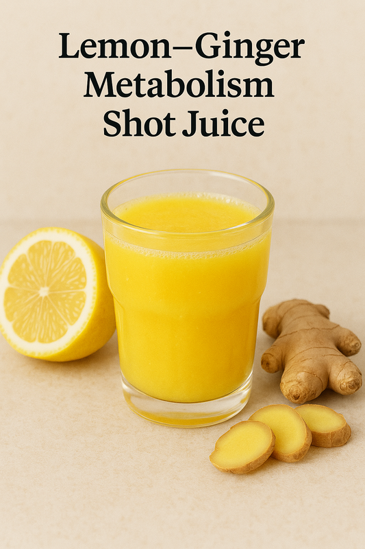 Lemon–Ginger Metabolism Shot Juice