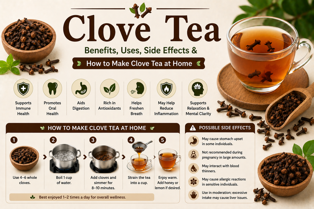 Clove Tea Benefits, Uses, Side Effects & How to Make Clove Tea at Home