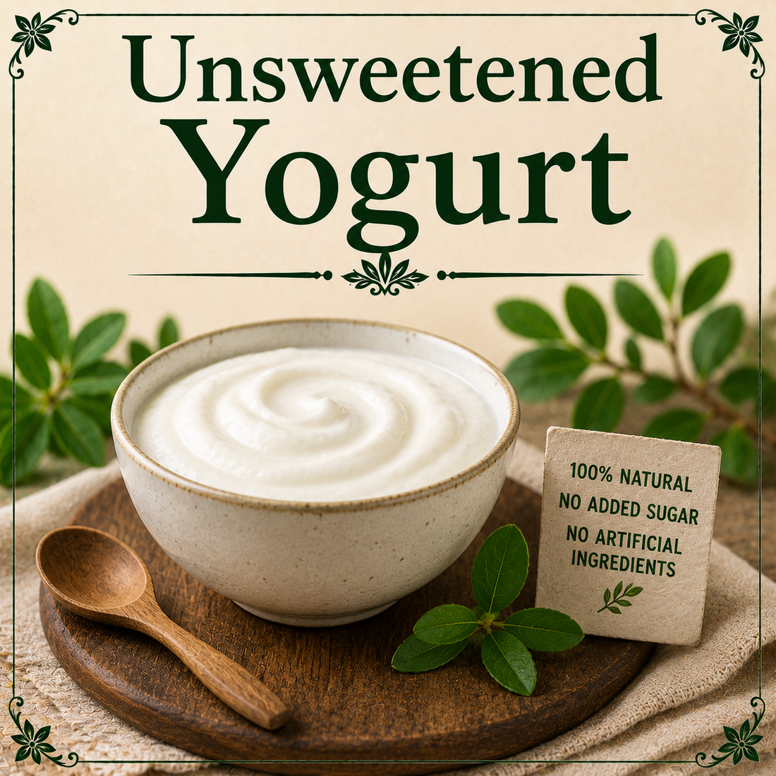 Unsweetened Yogurt benefits nutrition probiotics gut health and digestive wellness guide