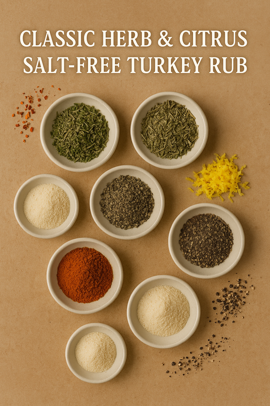 Classic Herb & Citrus Salt-Free Turkey Rub