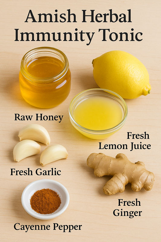 🌿 Amish Herbal Immunity Tonic (“Amish Penicillin”)
