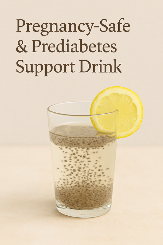 Pregnancy-Safe & Prediabetes Support Drink (Gentle Blood Sugar–Balancing Remedy)