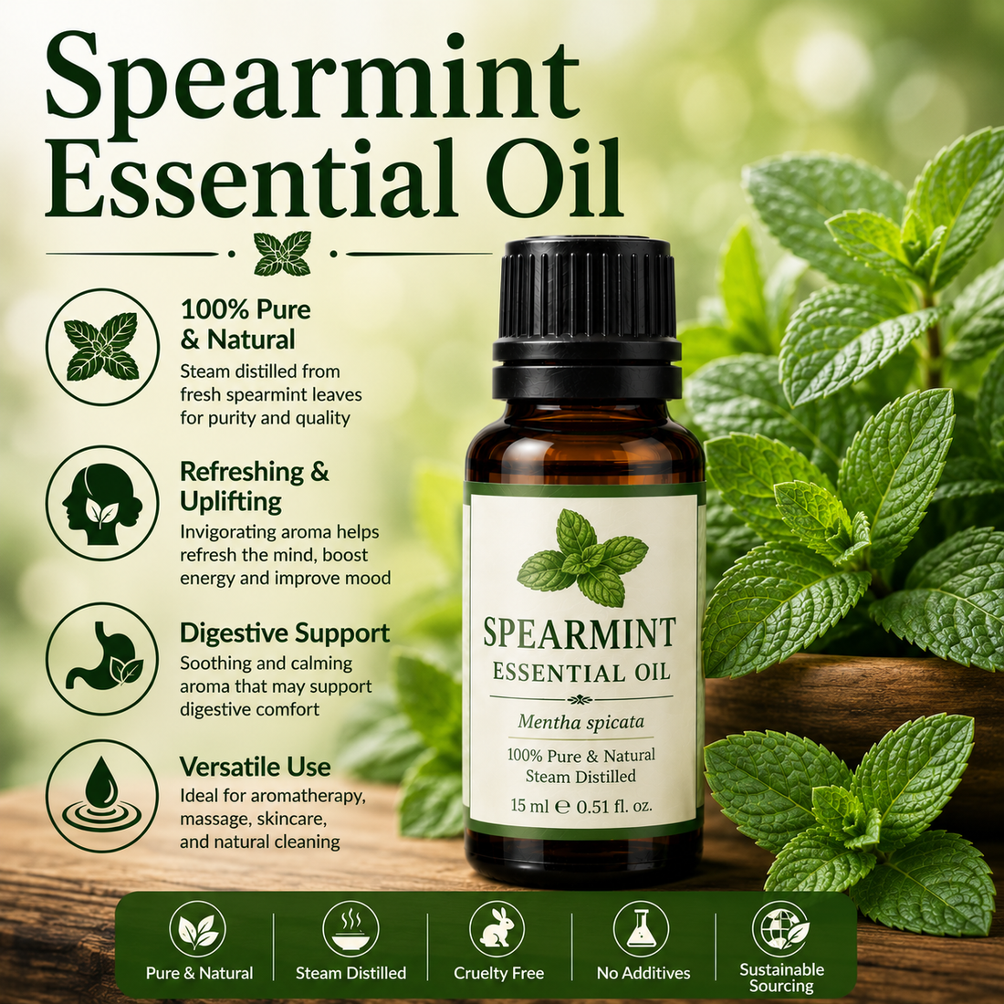Spearmint essential oil