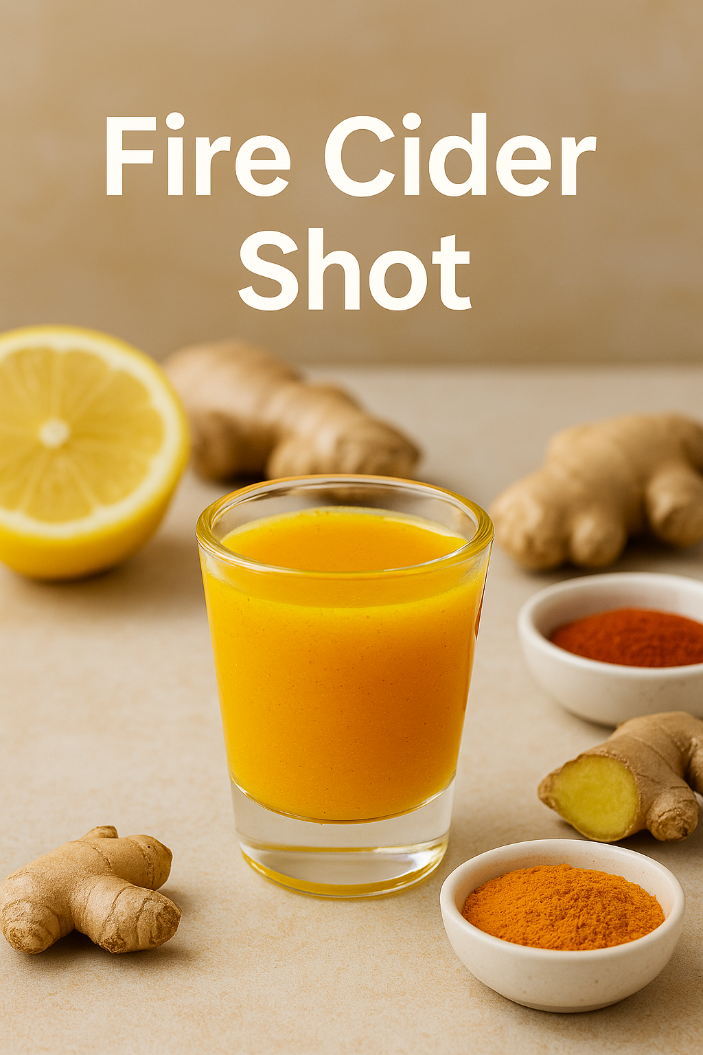 Fire Cider Shots or Immune Fire Shots.