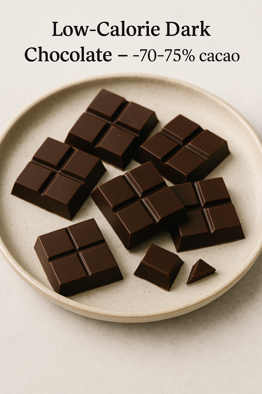 Low-Calorie Dark Chocolate