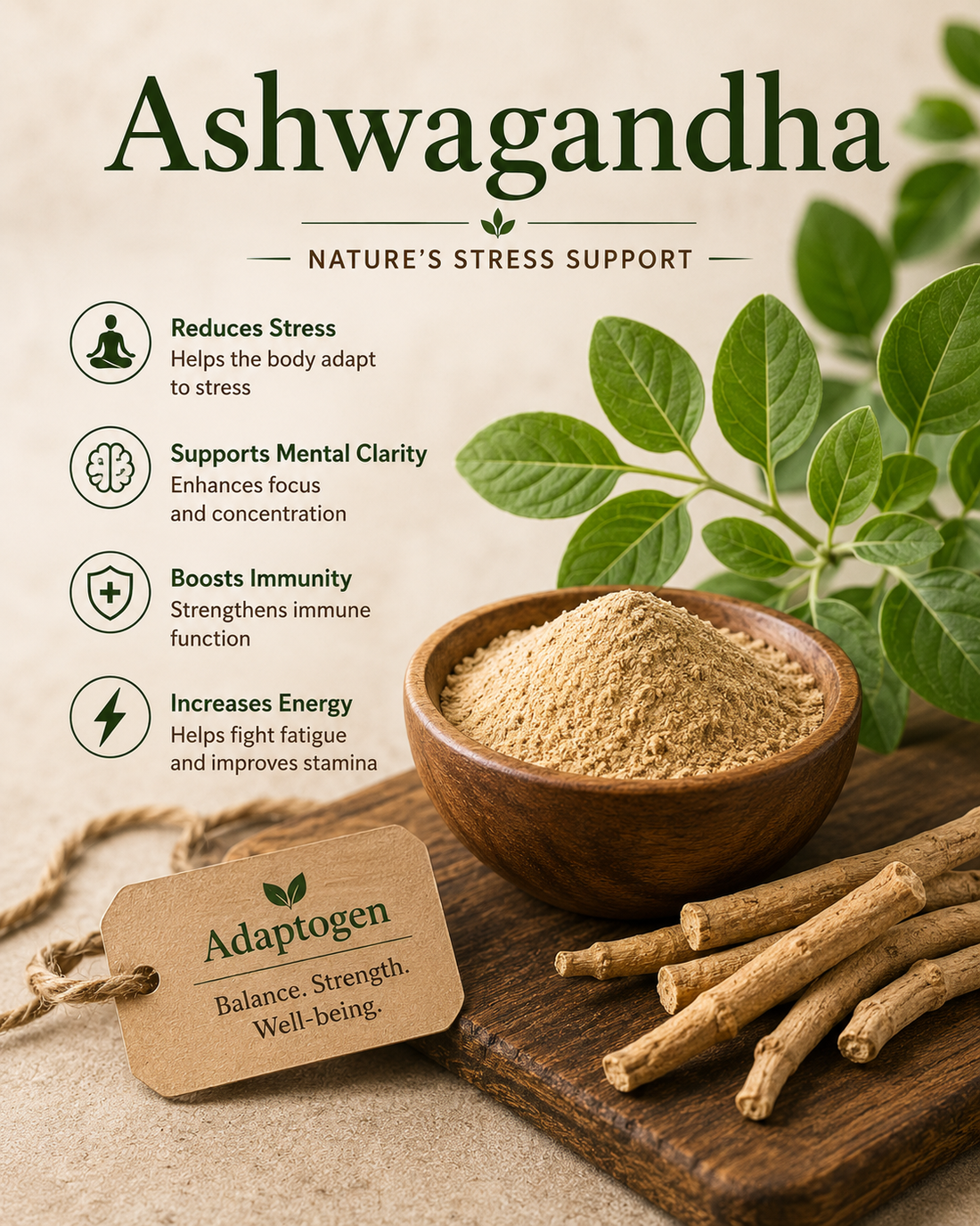 Ashwagandha natural remedy benefits uses side effects and wellness guide