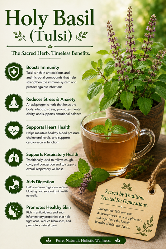 Holy Basil Tulsi natural remedy benefits uses side effects and wellness guide