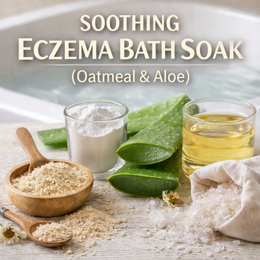 SOOTHING ECZEMA BATH SOAK (Oatmeal & Aloe)