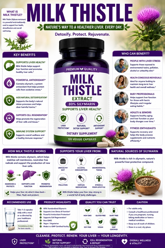 Milk Thistle: Benefits, Uses, Side Effects & Safety Guide