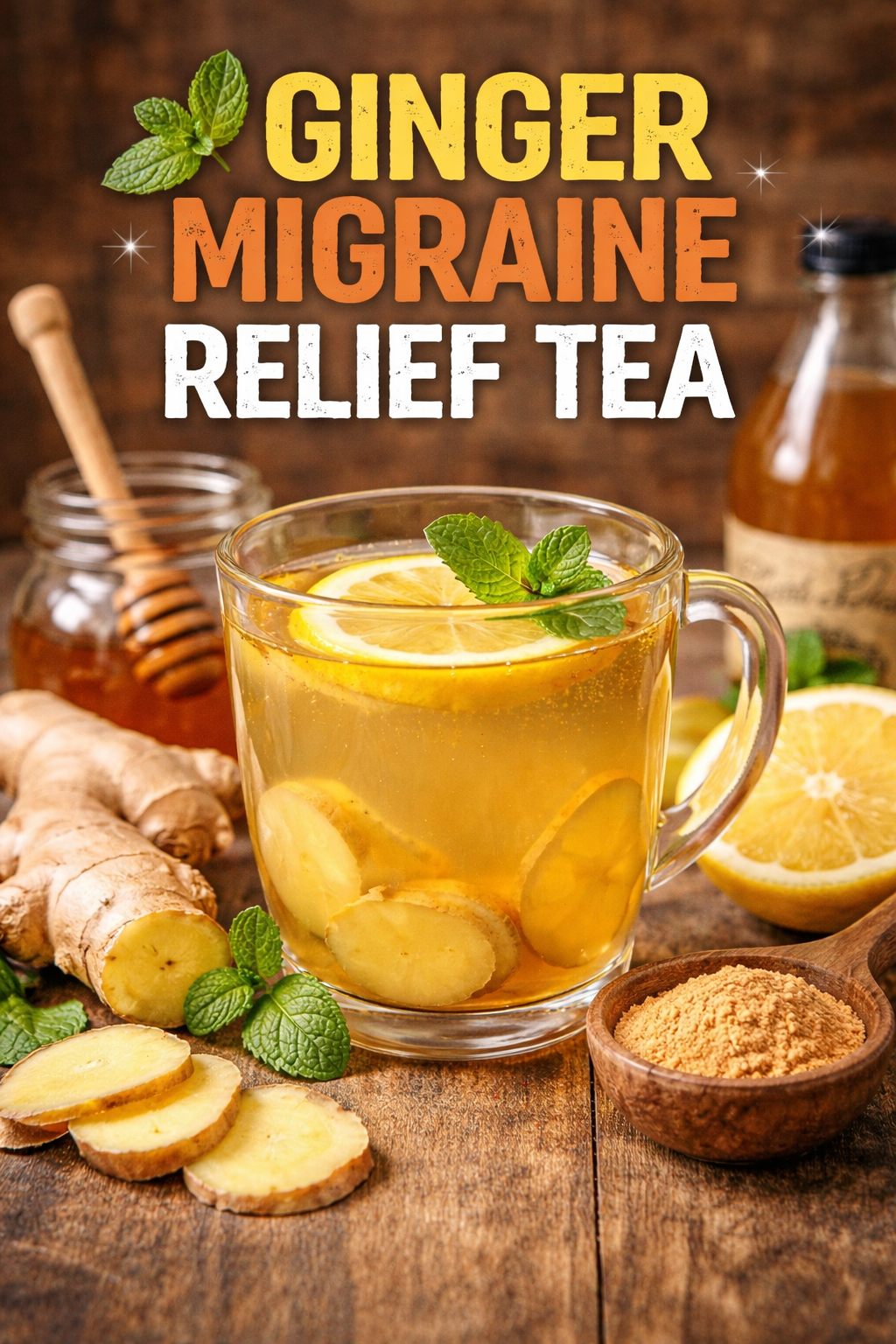 🌿 GINGER MIGRAINE RELIEF TEA