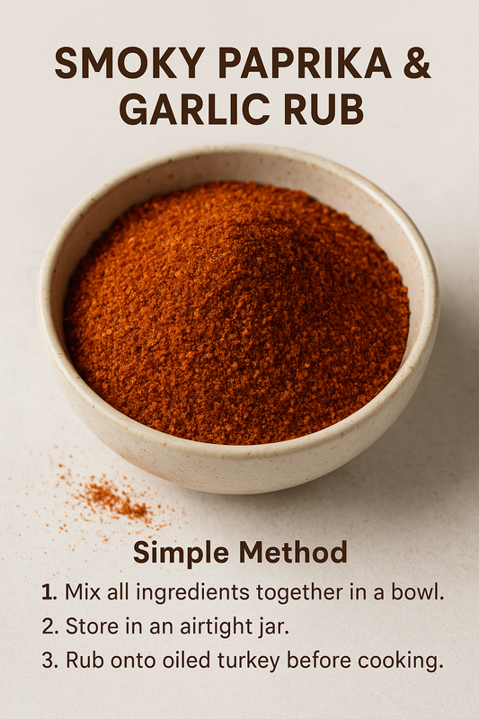 Smoky Paprika & Garlic Rub (Low-Salt Optional)
