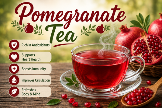 Pomegranate Tea Benefits, Uses, Side Effects & How to Make Pomegranate Tea at Home