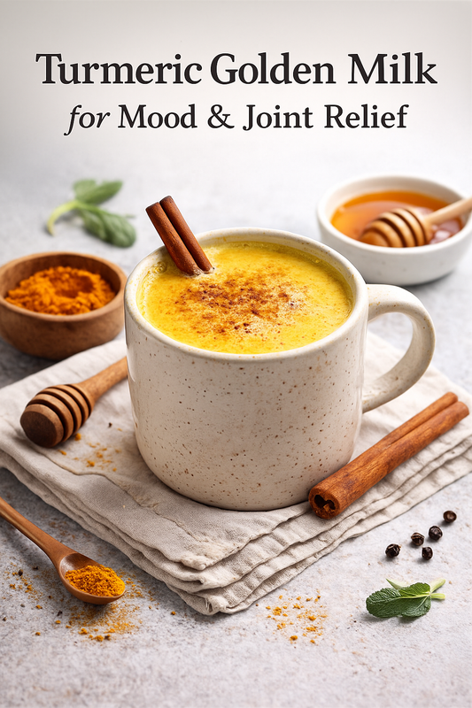 Turmeric Golden Milk for Mood & Joint Relief