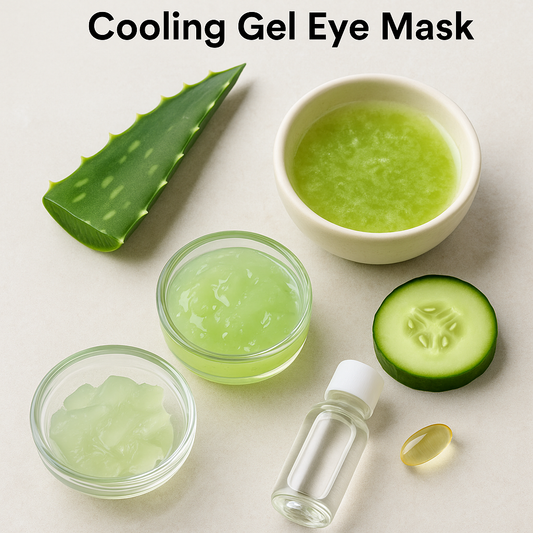 Aloe Vera + Cucumber Cooling Gel Eye Mask