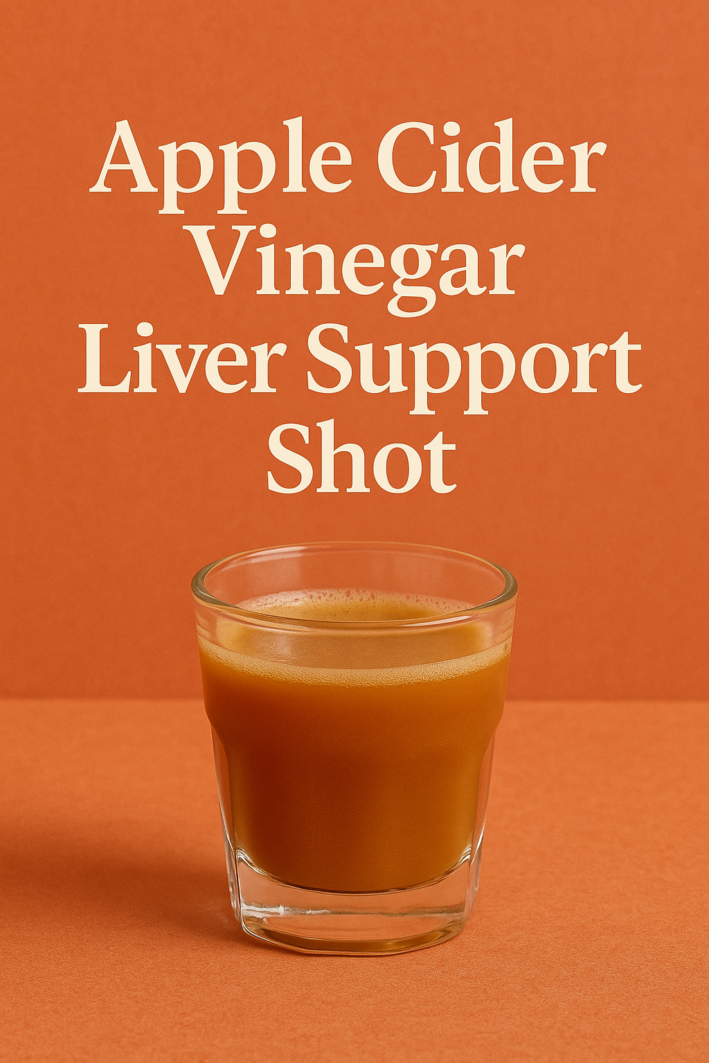 Apple Cider Vinegar Liver Support Shot