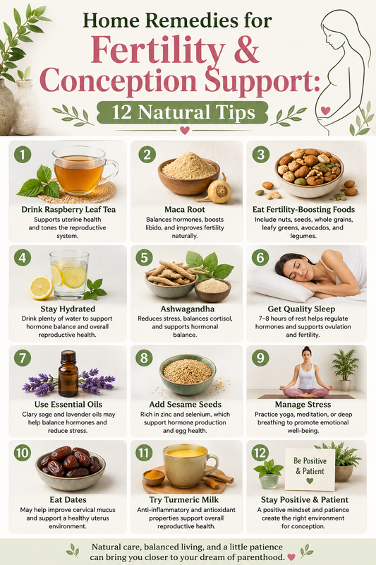 Maca root, seeds, leafy greens and prenatal vitamins for natural fertility and conception support