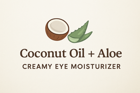 🥥 Coconut Oil + Aloe Creamy Eye Moisturizer