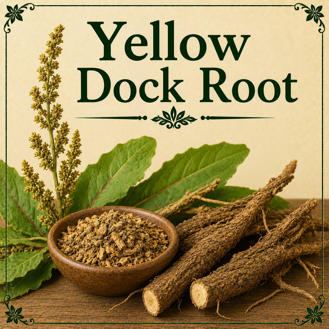Yellow Dock Root benefits uses side effects digestive wellness iron support and herbal wellness guide