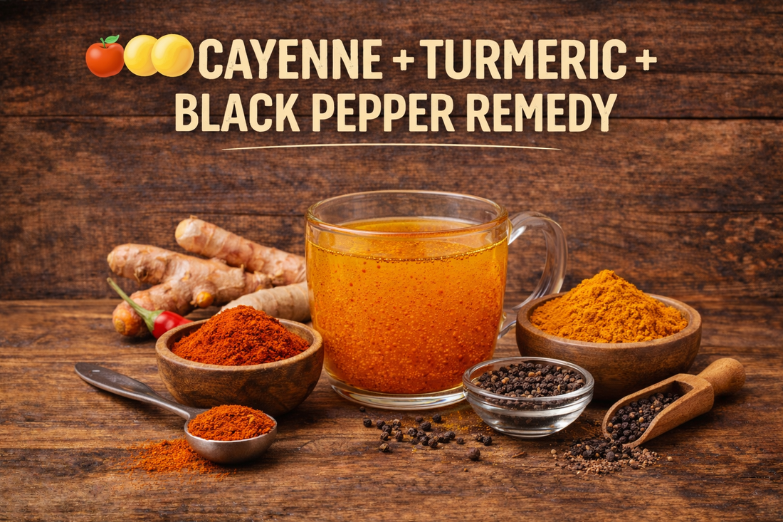 CAYENNE + TURMERIC + BLACK PEPPER REMEDY