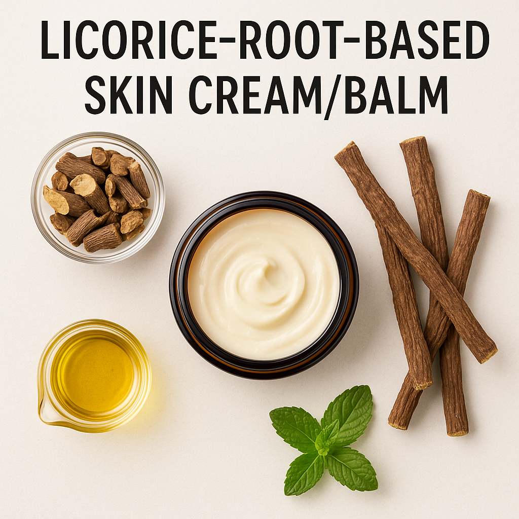 LICORICE-ROOT–BASED SKIN CREAM/BALM
