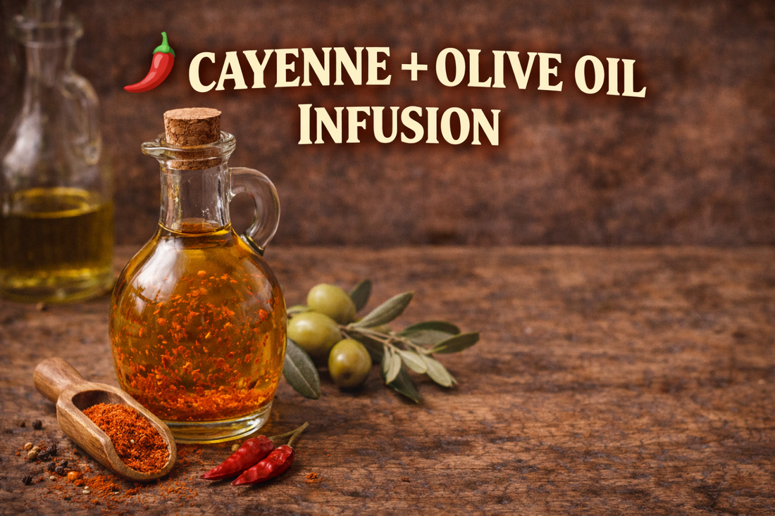CAYENNE + OLIVE OIL INFUSION