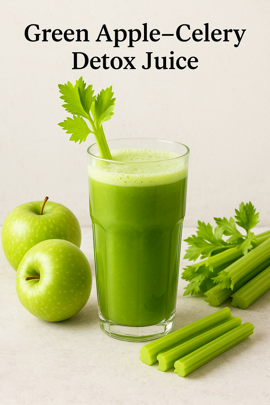 Green Apple–Celery Detox Juice