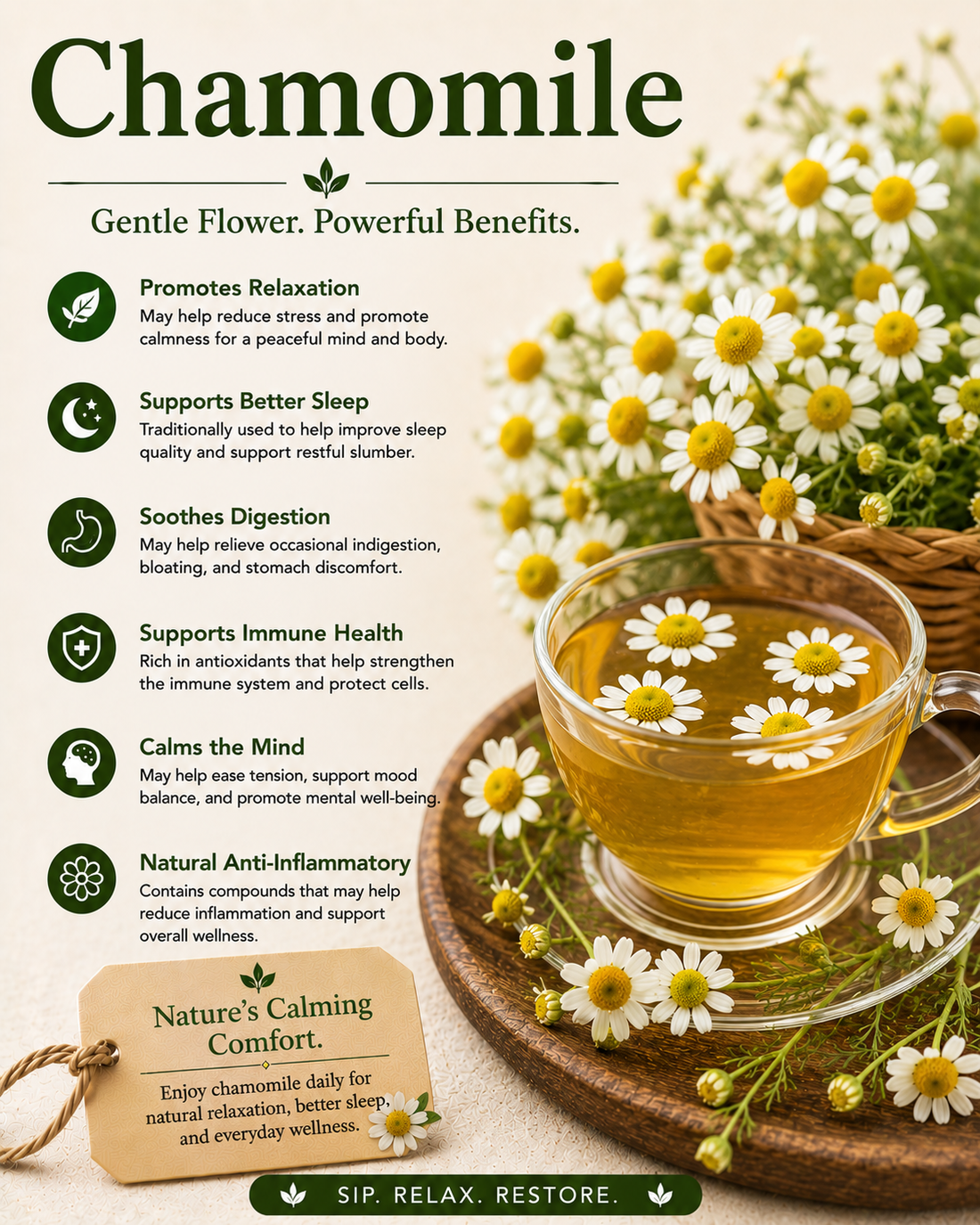 Chamomile natural remedy benefits uses side effects and wellness guide