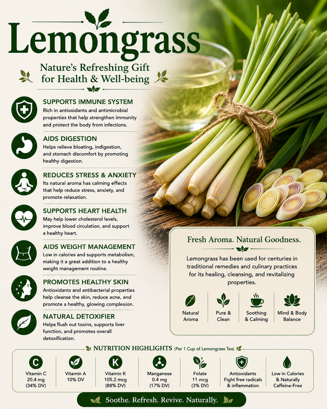 Lemongrass natural remedy benefits uses side effects and wellness guide