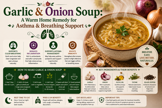 Garlic & Onion Soup: A Warm Home Remedy for Asthma & Breathing Support