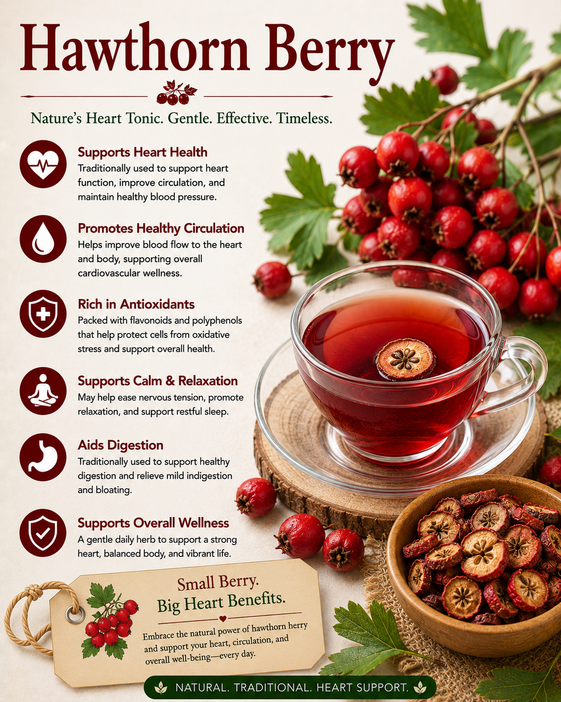 Hawthorn Berry: Benefits, Uses, Side Effects & How to Use It Safely
